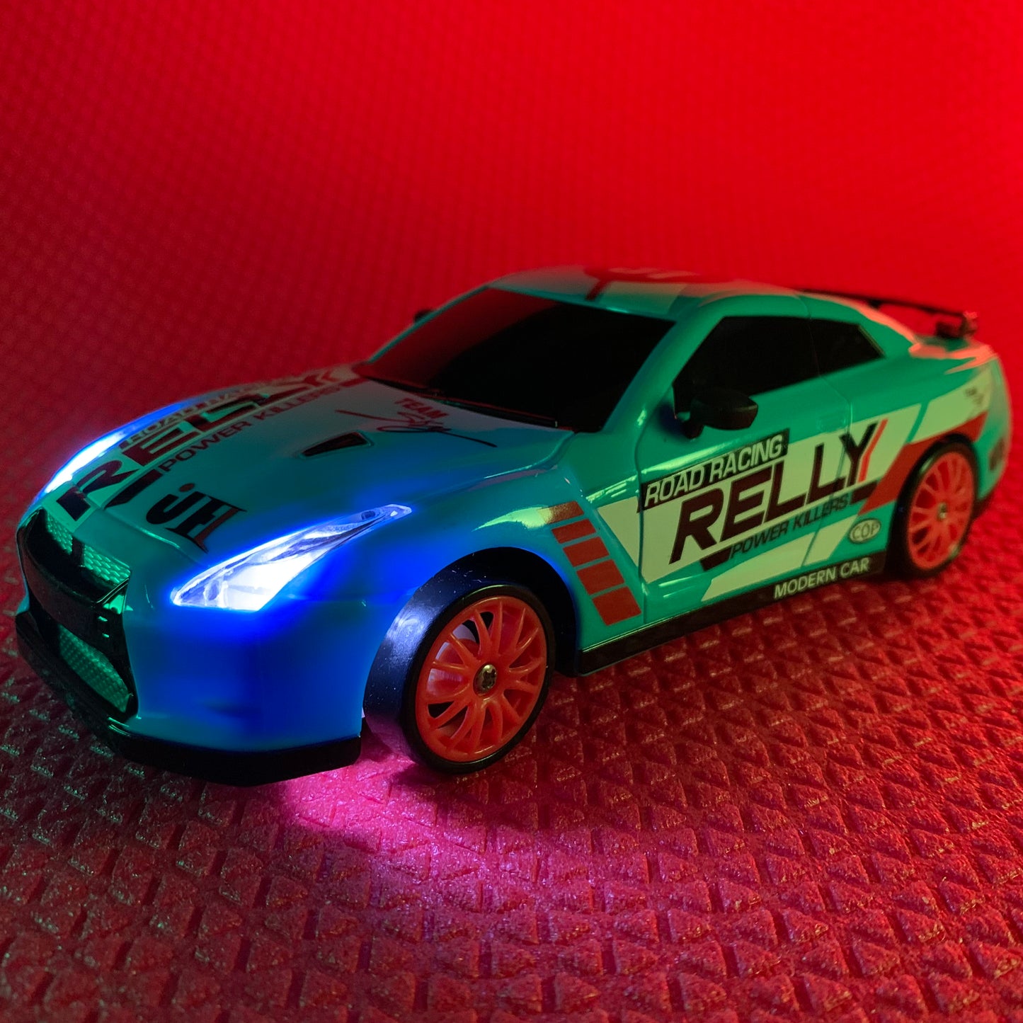 NISSAN GTR niebieski
