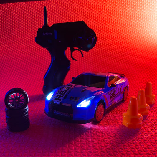 NISSAN GTR niebieski