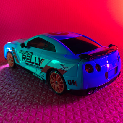 NISSAN GTR niebieski